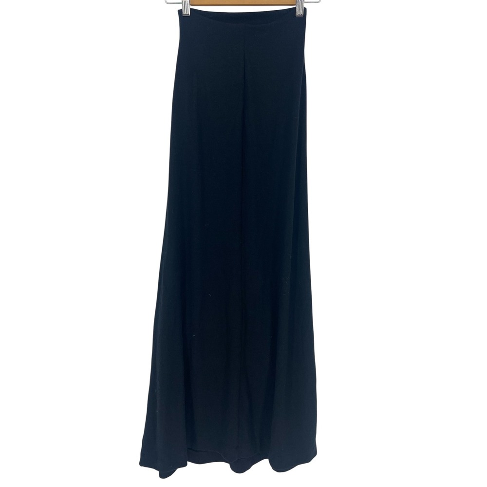 LESET Lauren High Waist Maxi Skirt Black NWT Size XS - Picture 2 of 9